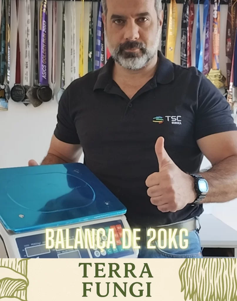 Balança de 20 Kg: Controle Preciso para o Cultivo de Cogumelos