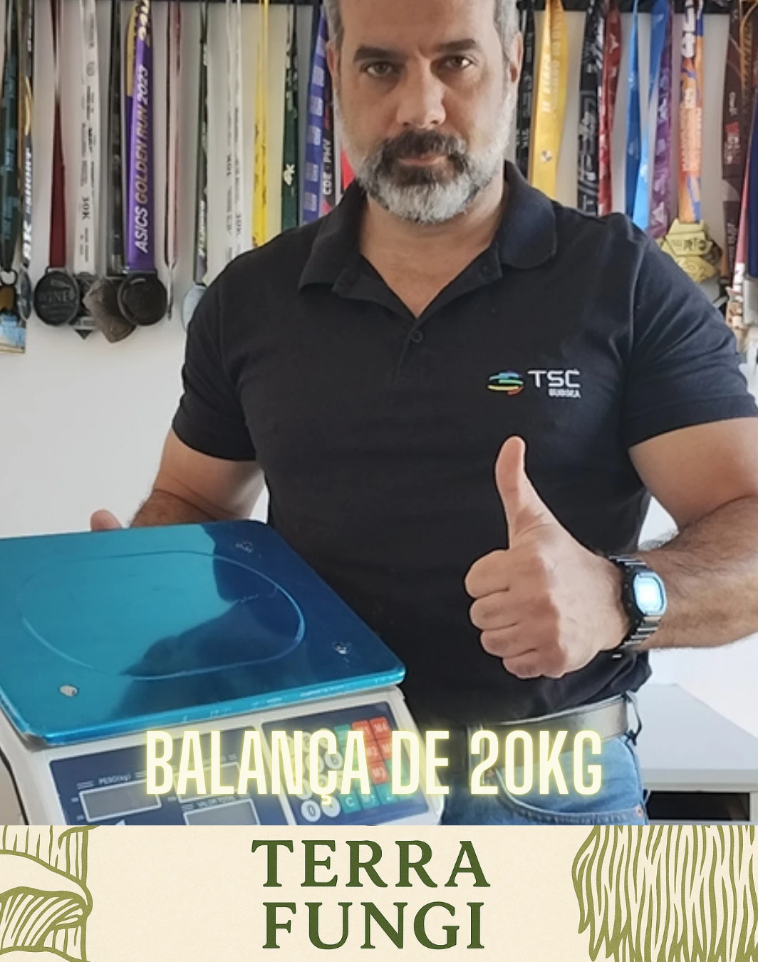 Balança de 20 Kg: Controle Preciso para o Cultivo de Cogumelos