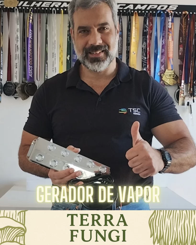 Gerador de Vapor Ultrassônico: Umidade Controlada para o Cultivo de Cogumelos