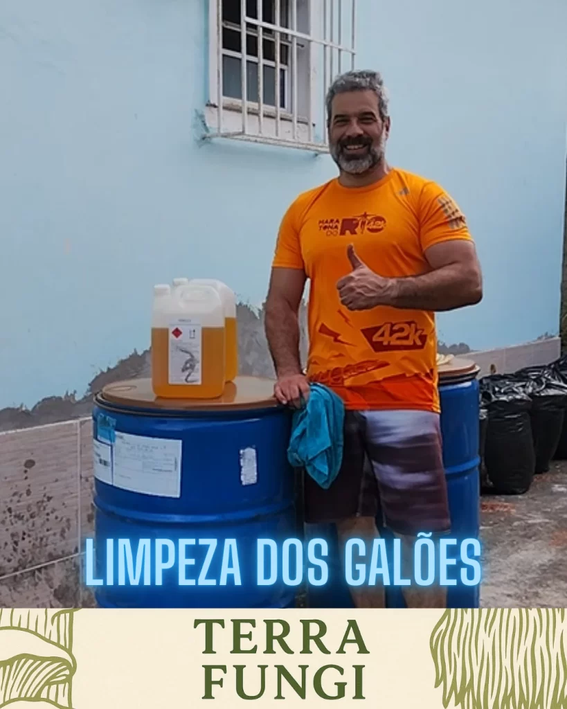 Limpeza dos Tambores: Preparando o Equipamento para Esterilização do Substrato