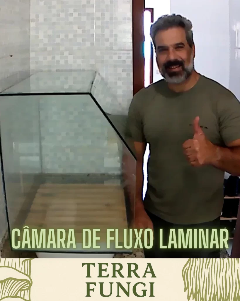 Câmara de Fluxo Laminar em Vidro: Segurança e Esterilidade na Inoculação de Cogumelos