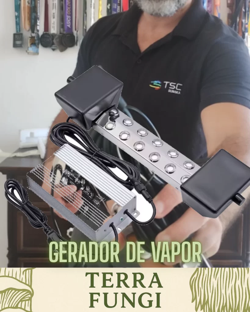 Kit Completo de Gerador de Vapor Ultrassônico: 10 Cabeçotes, Fonte de Alimentação e Flutuador