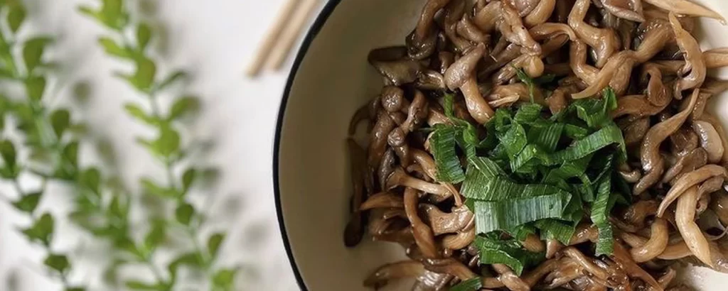 Receita de shimeji na manteiga